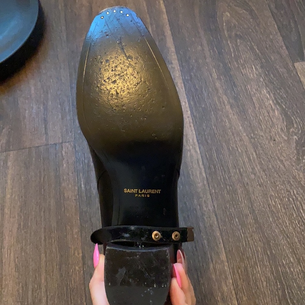 Saint Laurent Black Boots With Heel - Picture 5 of 14